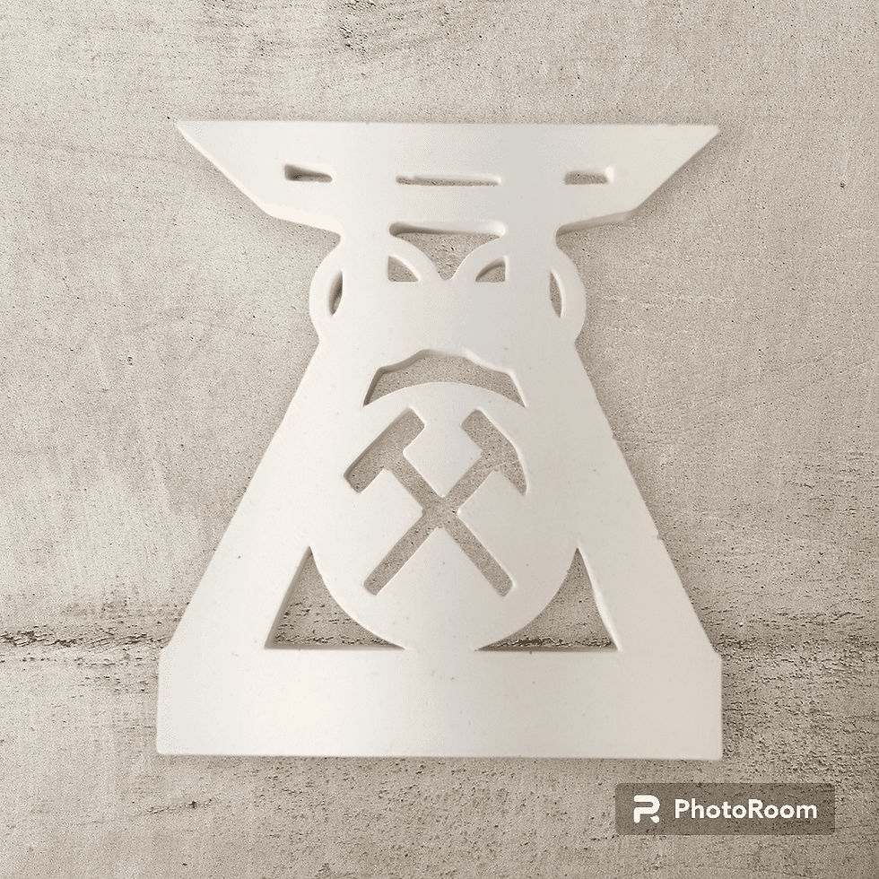 Miniaturbild: Einschieber Set für Stabkerzen/Blumen "Ruhrpott"