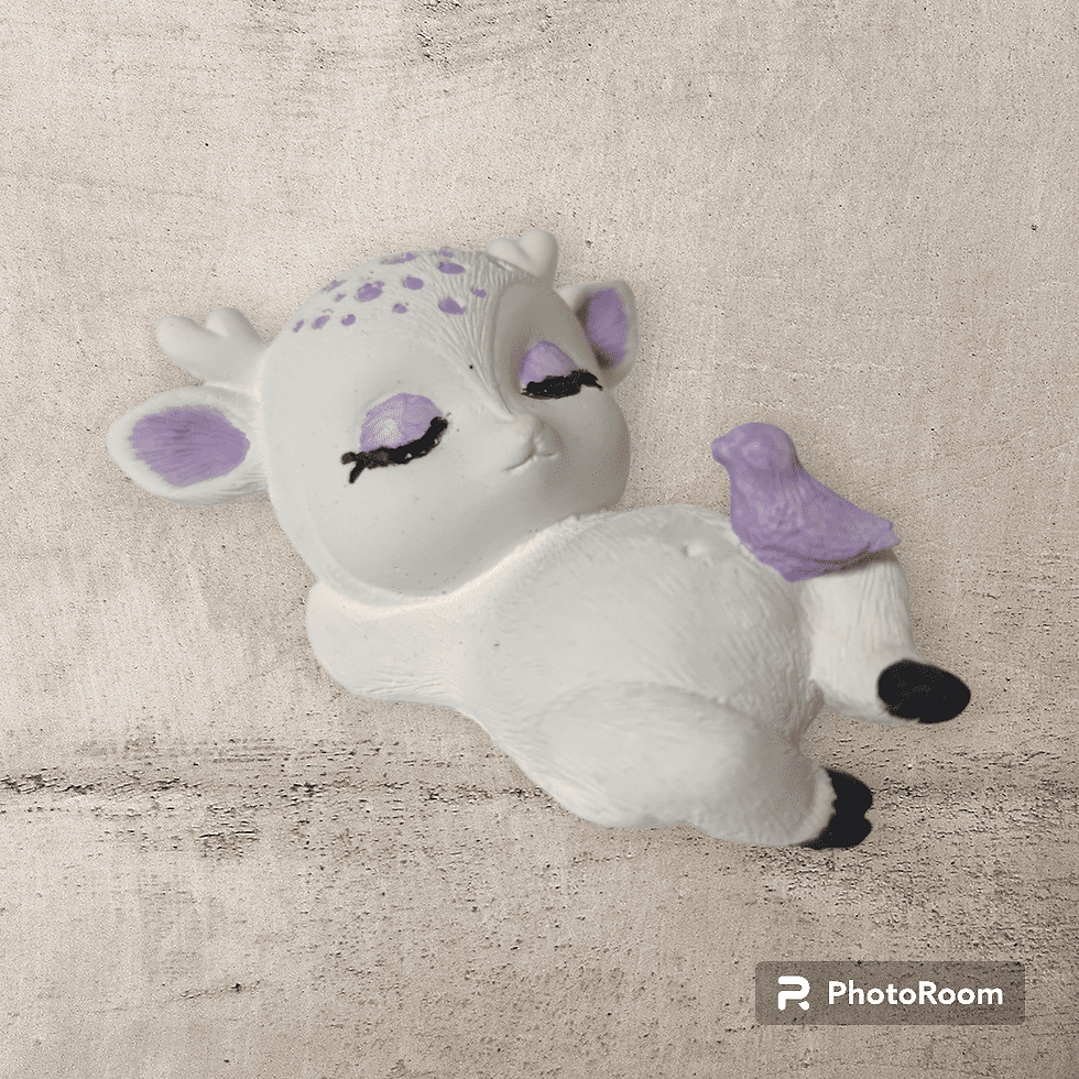 Miniaturbild: Figur "kleines Rentier" handbemalt
