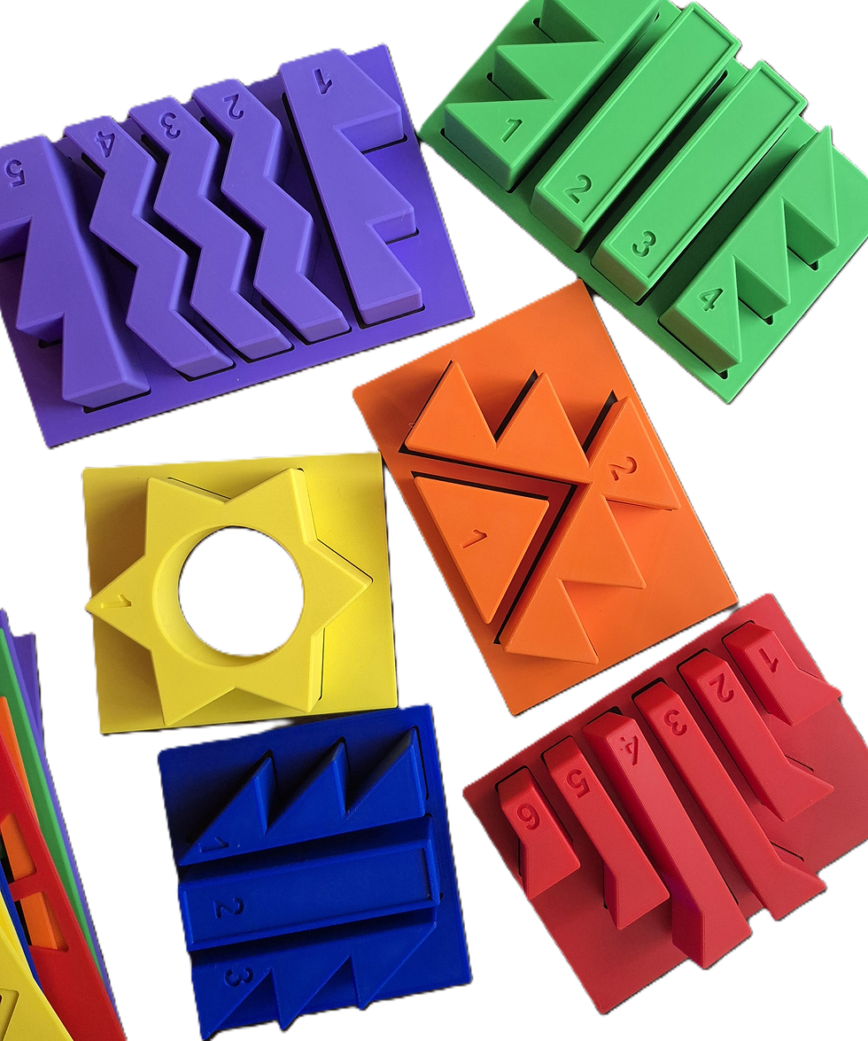Thumbnail: Pattern Block Puzzle Base Stencils