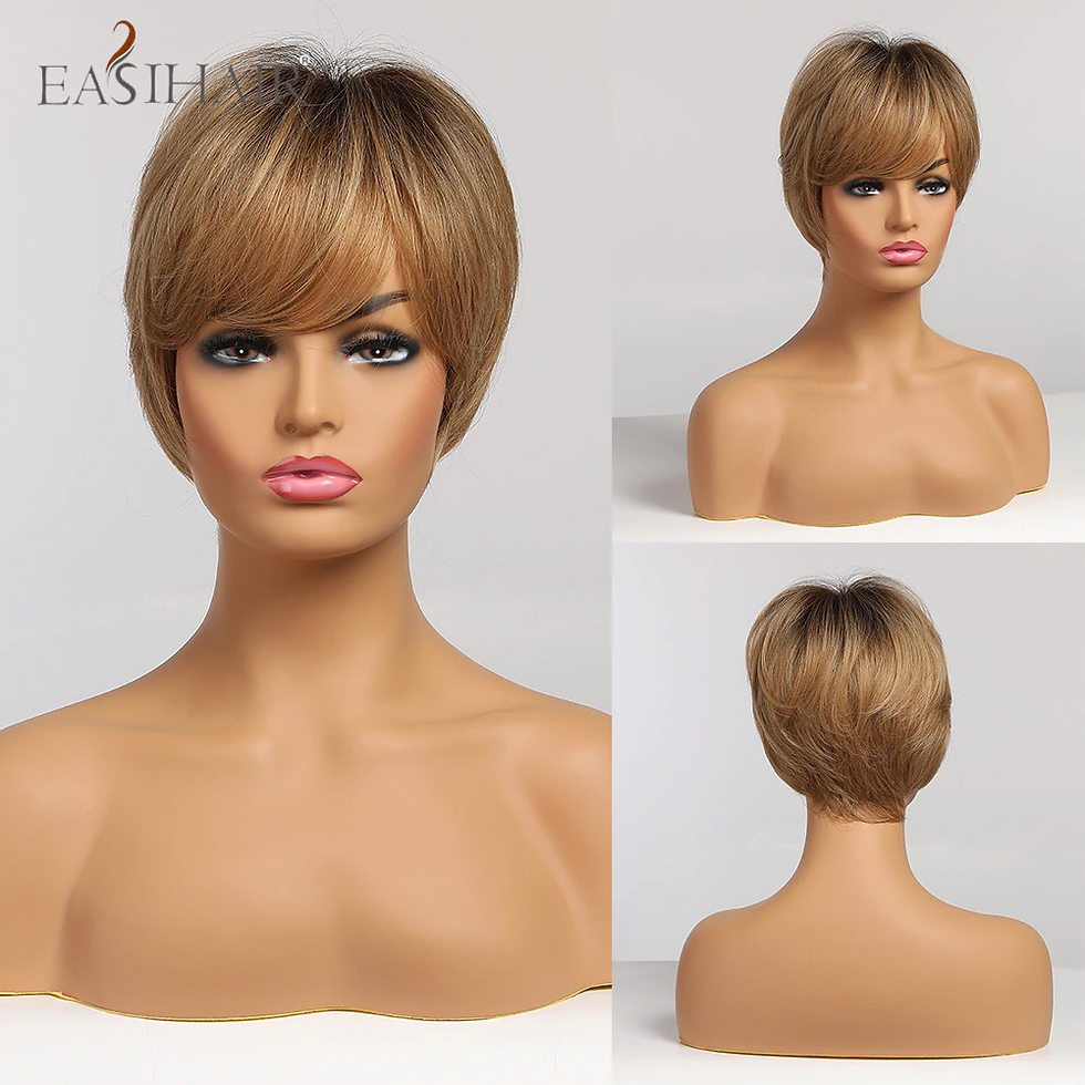 Thumbnail: Short Pixie Cut High-temperature Fiber Synthetic Wigs 
