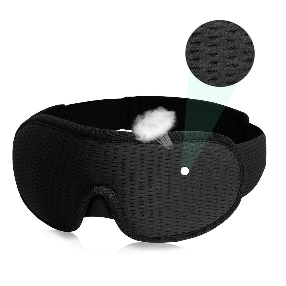 Thumbnail: 3D Block Out Light Soft Padded Sleep Mask 
