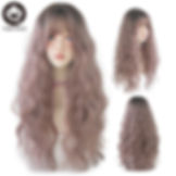 Thumbnail: Deep Wave With Bangs Layered Heat Resistant Synthetic Unit