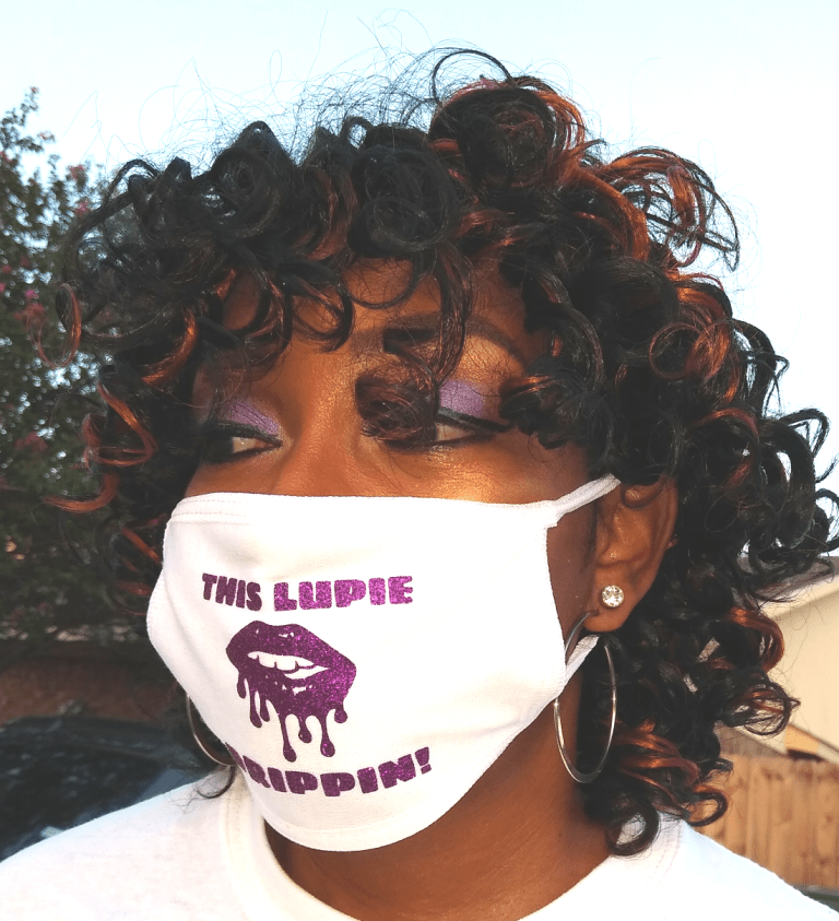 Thumbnail: Lupie Dripping Adult Face Mask