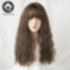 Thumbnail: Deep Wave With Bangs Layered Heat Resistant Synthetic Unit