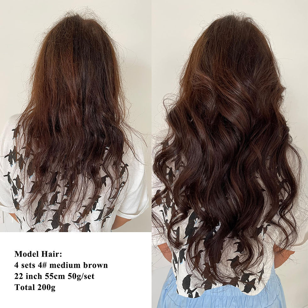 Thumbnail: Tape-In Remy Human Hair Seamless Skin Hair Weft