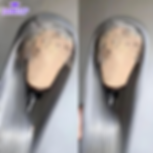 Thumbnail: Silver/Grey HD Straight Transparent Lace Front Brazilian Human Hair Pre Plucked 