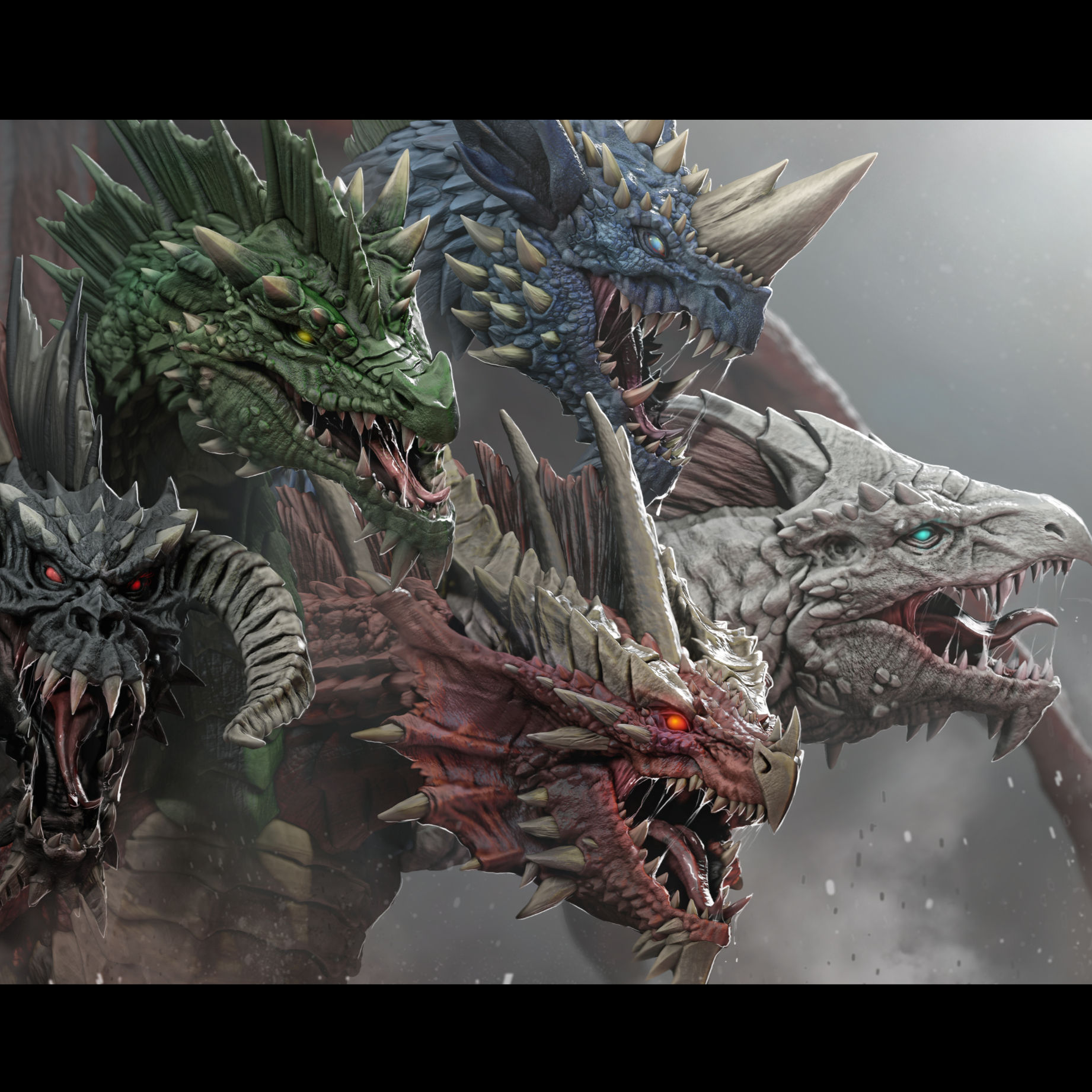 Rainha dos Dragões Tiamat - Grandes Ameaças