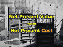 The difference in NPV and NPC impacts project selection, capital program development, and affordability.