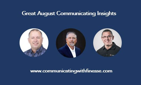 Guest Articles on Communicating with FINESSE in August