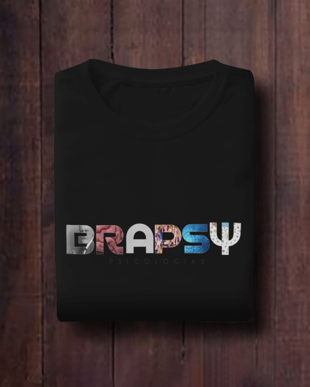 Camisa Psicologias BRAPSI Preta