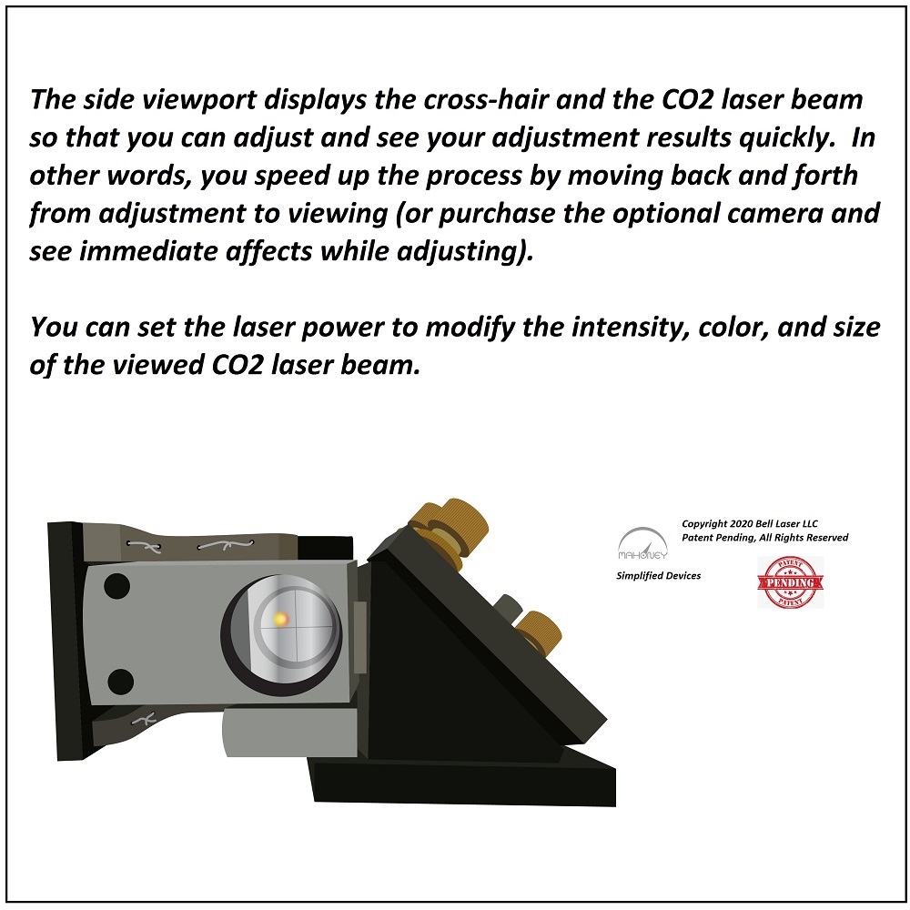Beam Alignment Visualization Tool for CO2 lasers