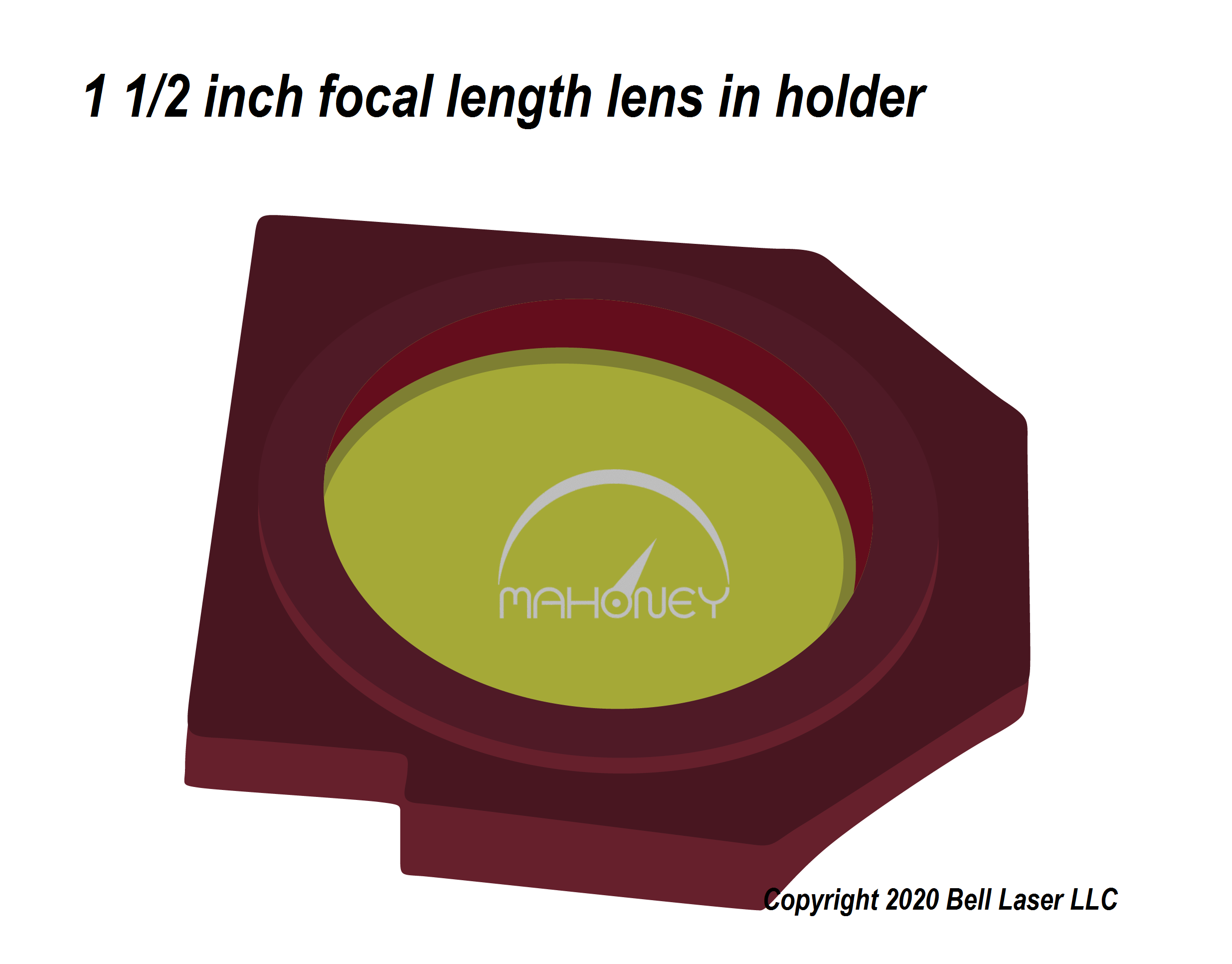 1.5" Premium-Grade Lens w/holder fits Trotec Speedy 300 Speedy 400
