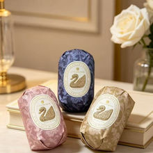 Cocoaimee - Papper Wrapped Swan Gemstone Soap, perfumed soap, oval soap, gift soaps
