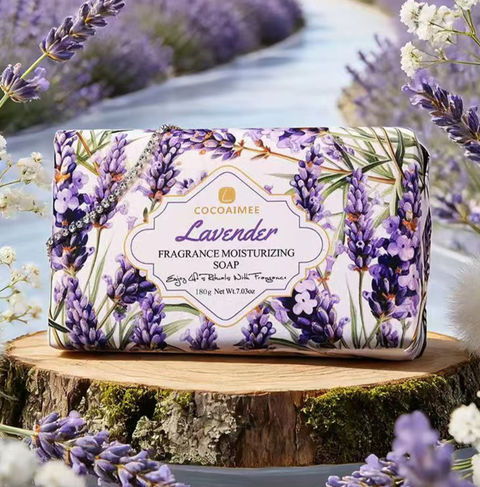 250g rectangular soap paper wrapped, scented gift soap, perfumed soap, Essential Oil Soap, Jasmine, Vanilla, Peach Blossom, Rose, Lavender, Gardenia, English Lily, Secret Garden, Bontanical Soap
