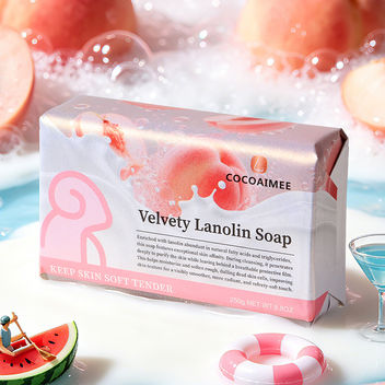 Velvet Goat Milk Soap with paper wrap 200g Gift Soap