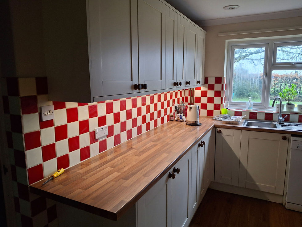 Kitchen lighting AFTER