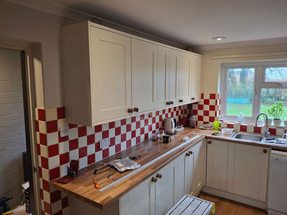 Kitchen lighting BEFORE