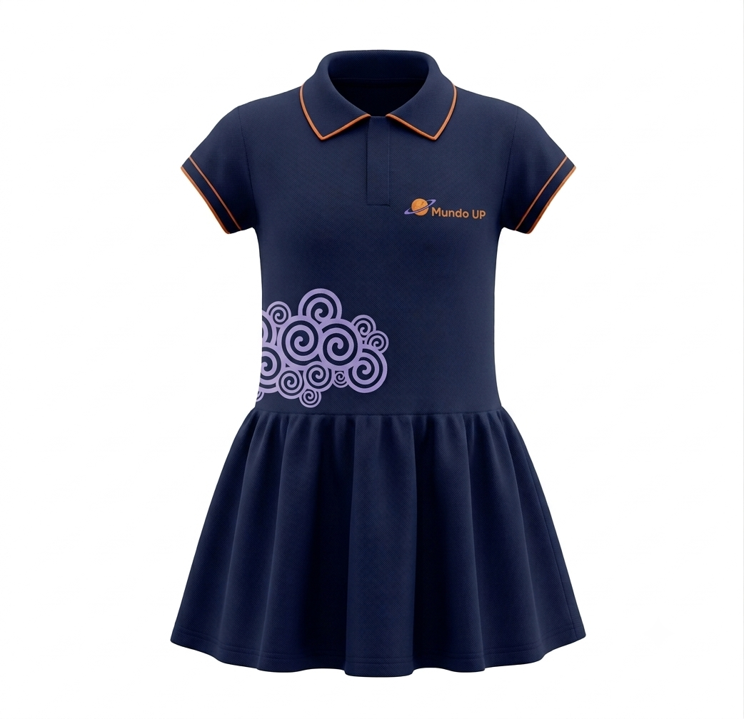 Mundo Up - Vestido Polo Marinho
