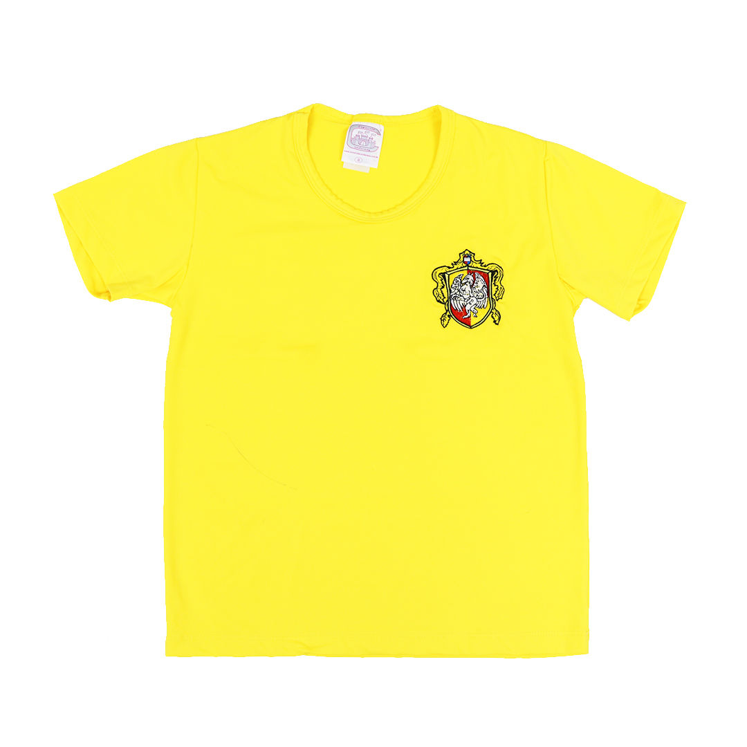British School Camisa House Amarela Bordada