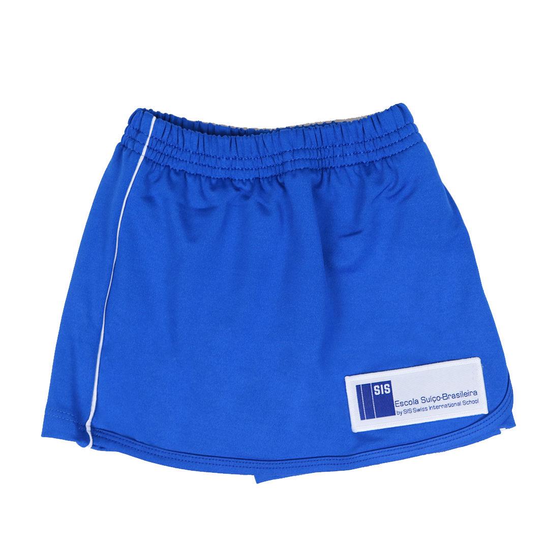 Escola Suíço-Brasileira Saia Short  Azul