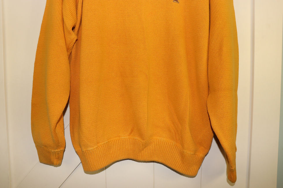 Thumbnail: *Vntg Tommy Hilfiger Mustard Yellow Crewneck Knit Sweater Size XL
