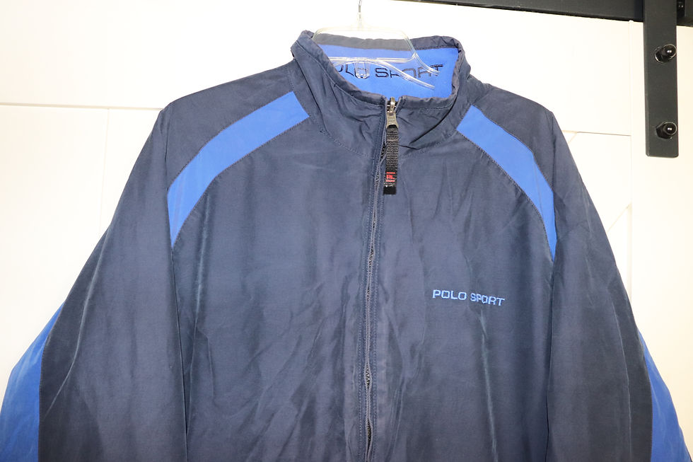 Thumbnail: *Vntg Polo Sport Reversible fleece Jacket Size L