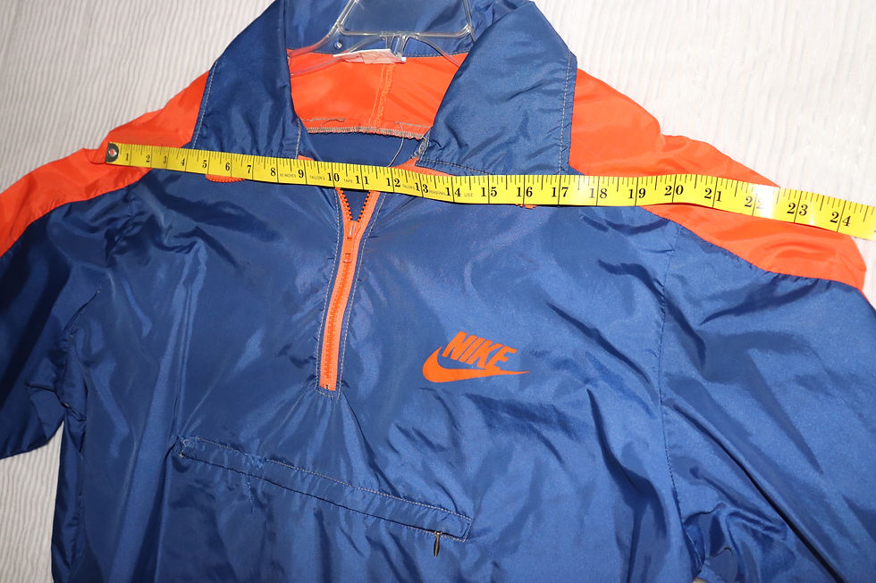 Thumbnail: *Vntg late 70's Nike Orange Tag Blue Windbreaker Size XL