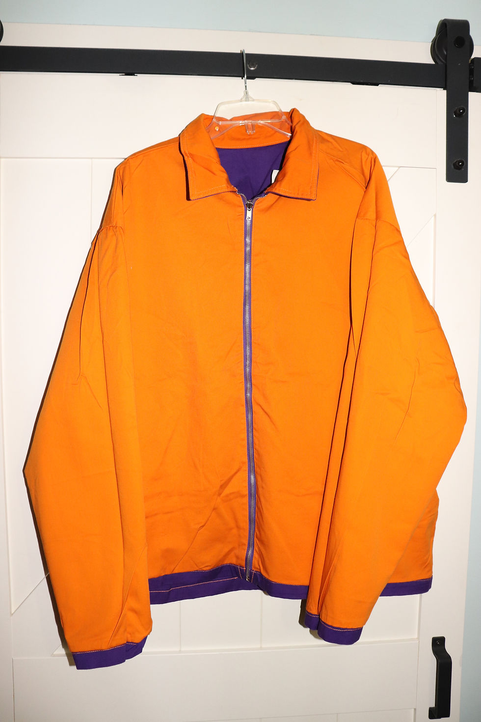 Thumbnail: *Vntg Deadstock Get Used Denim Purple Reversible Jacket Size XL