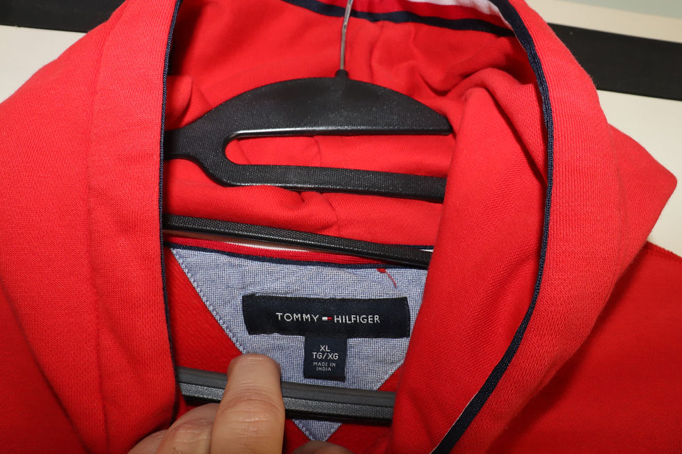 Thumbnail: Tommy Hilfiger Red Flag Logo Sweatshirt Size XL