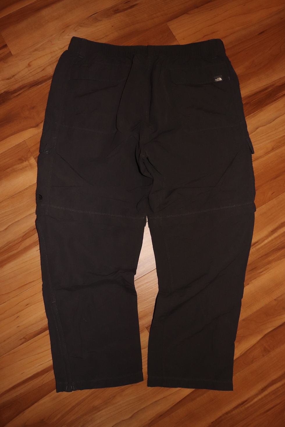 Thumbnail: The North Face Charcoal Convertible Hiking Pants Size XL (Waist 34-36)