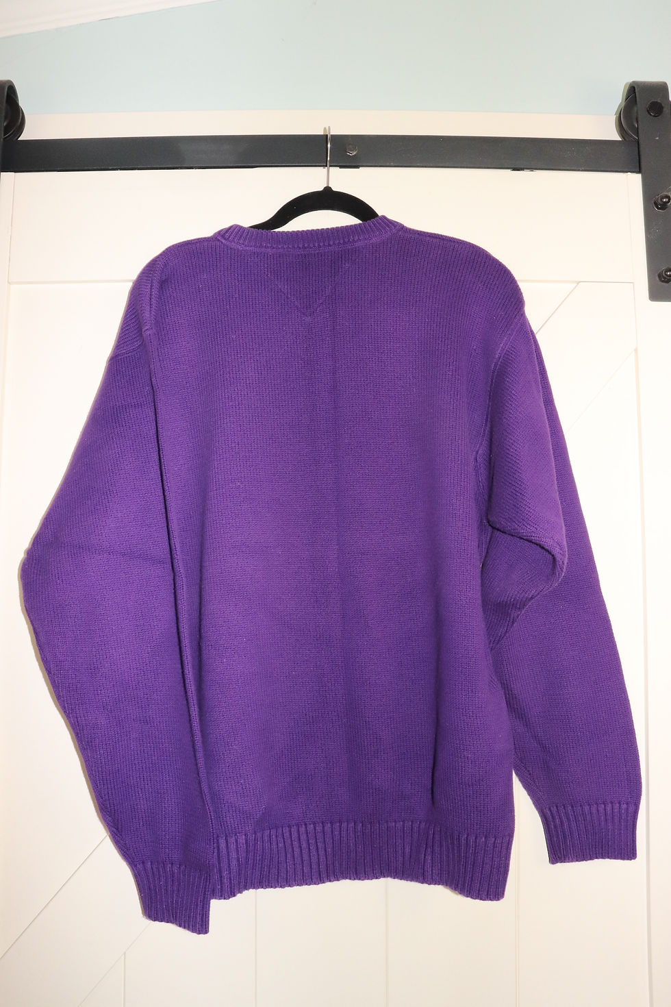 Thumbnail: *Vntg Tommy Hilfiger Purple Heavy Knit Sweater Size L