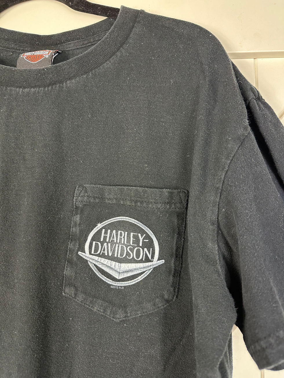 Thumbnail: 2013 Harley Davidson Northstar Black Pocket Tee Size XL