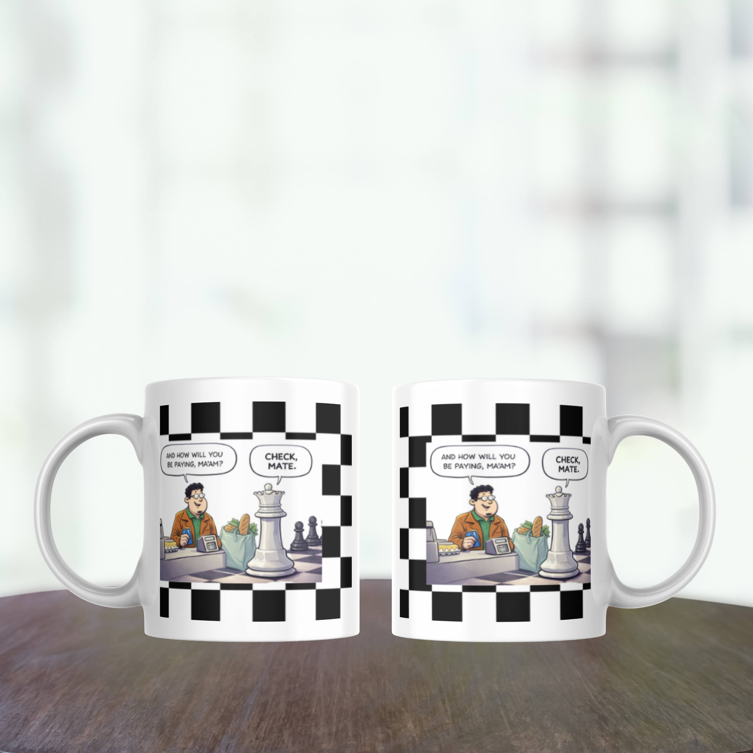 Check, Mate - Chess Mug
