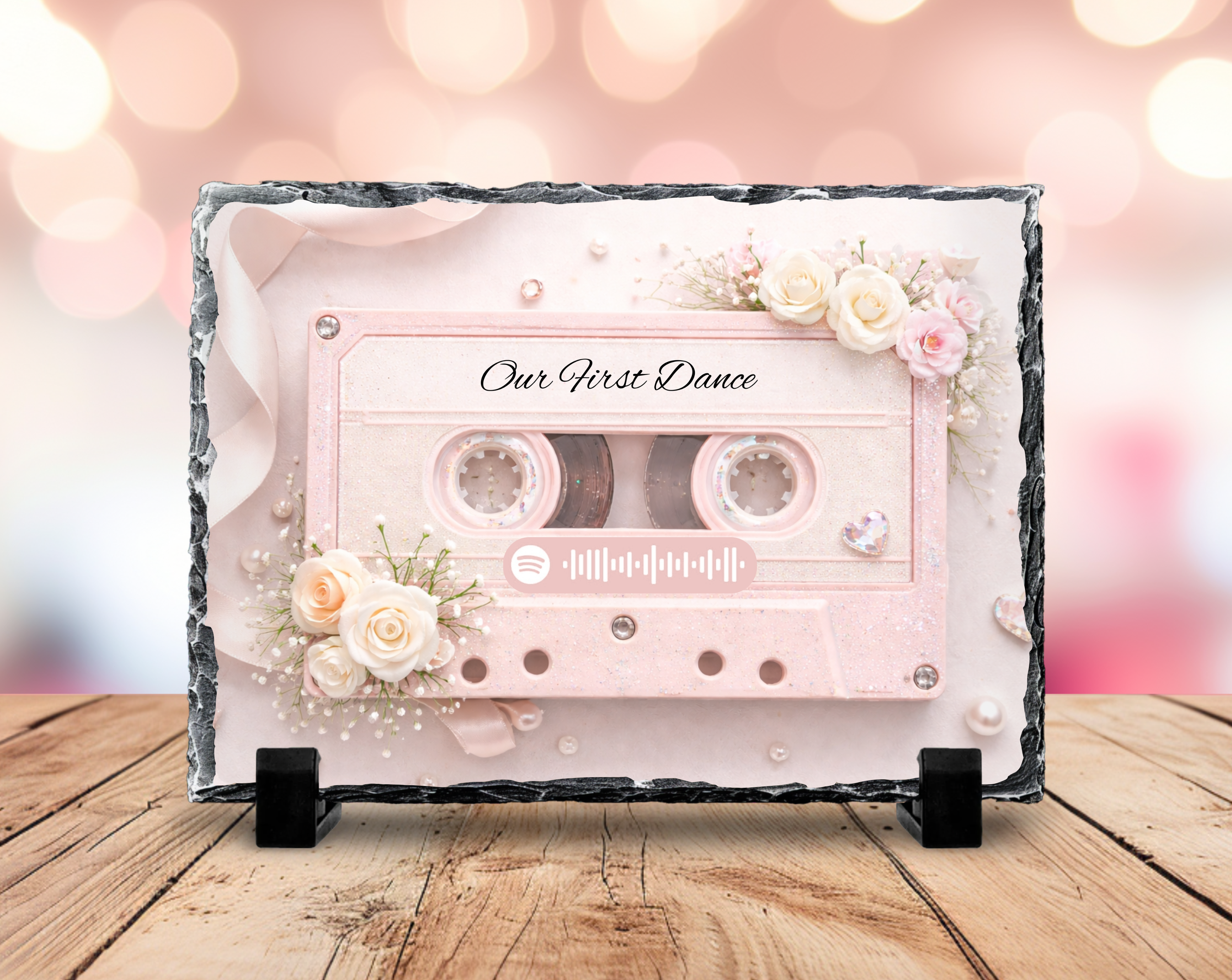 Our First Dance – Personalised Spotify Cassette Print