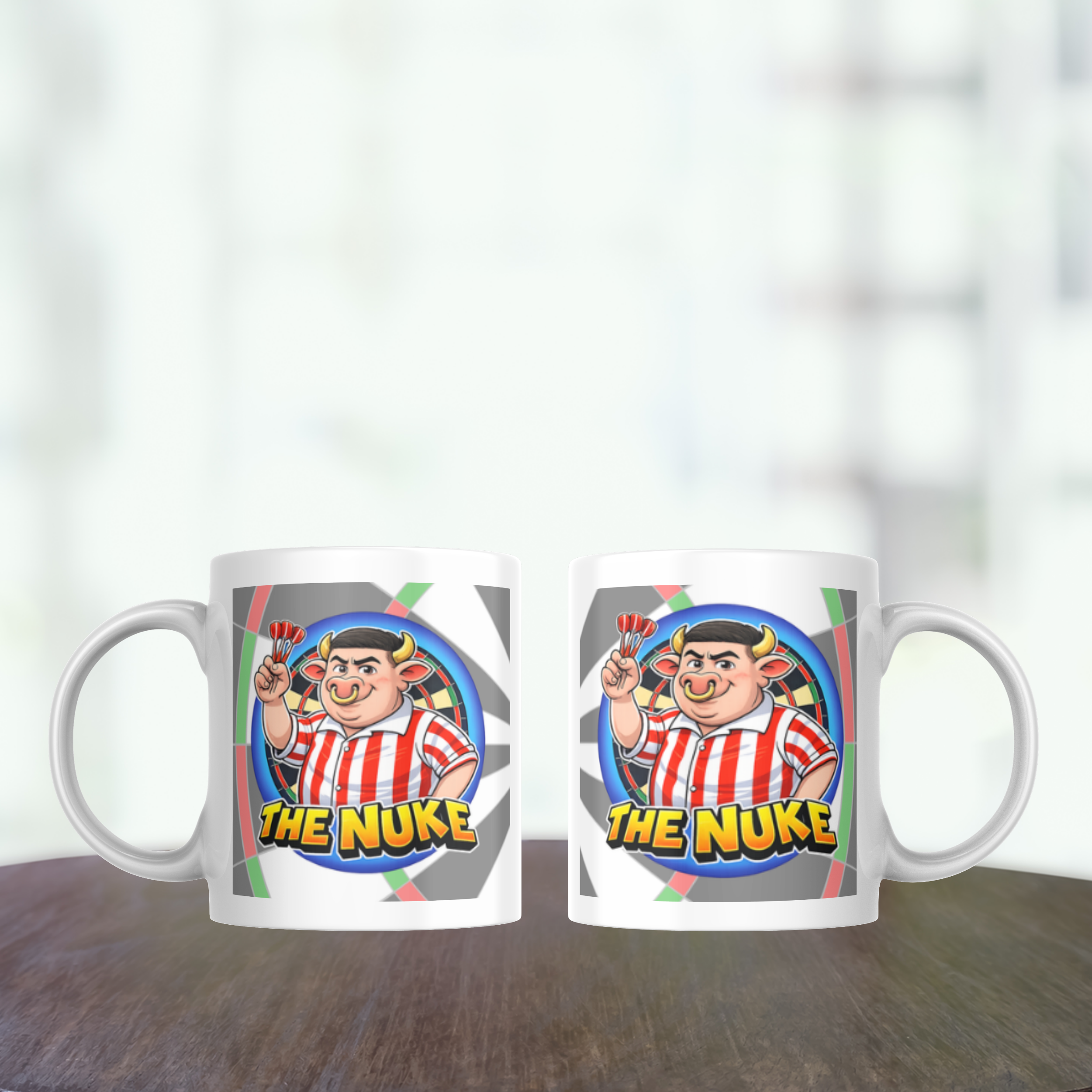 The Nuke - Bullseye inspired Darts Mug