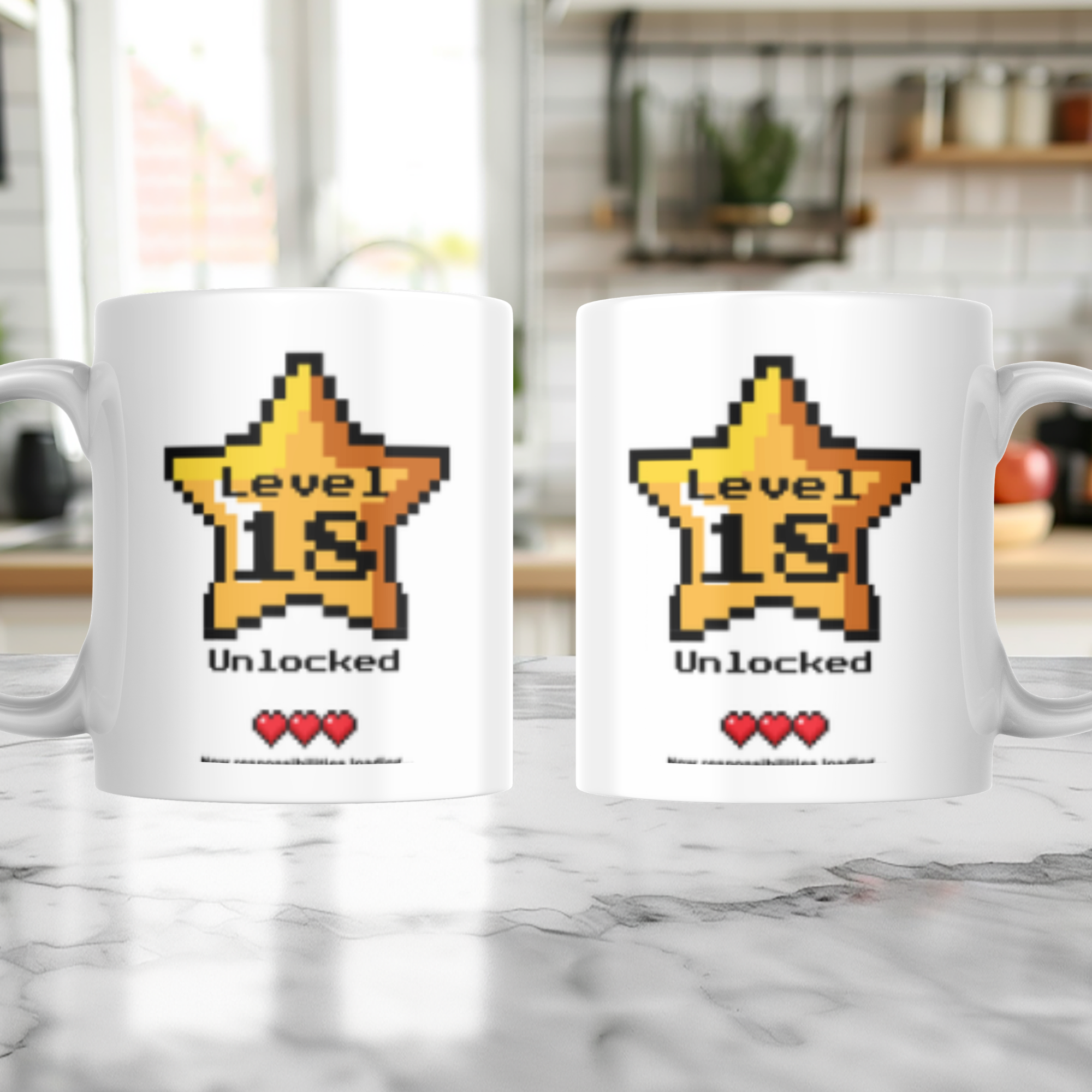 Level 18 Unlocked: 18th Birthday Mug