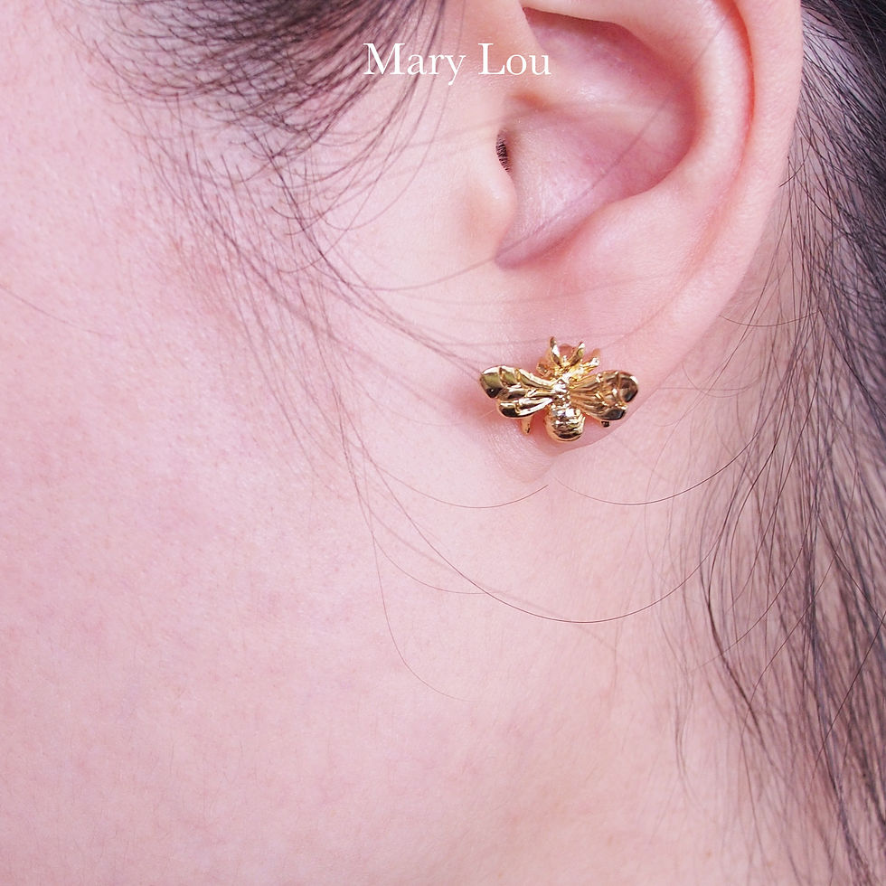 Thumbnail: Golden Bee Earring
