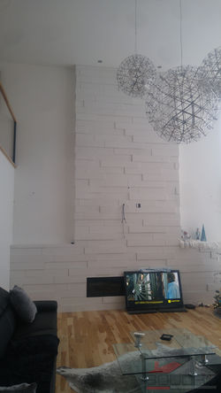 manteau de foyer ciment