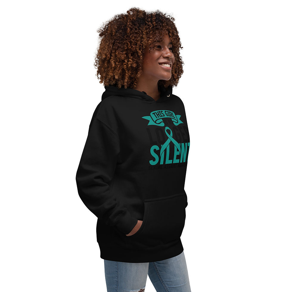 Thumbnail: This Girl Is No Longer Silent I Unisex Premium Pullover Hoodie