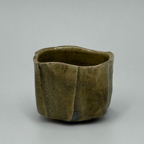 松村遷 本沼手黄瀬戸窯変酒盃 M-024 | my-guinomi