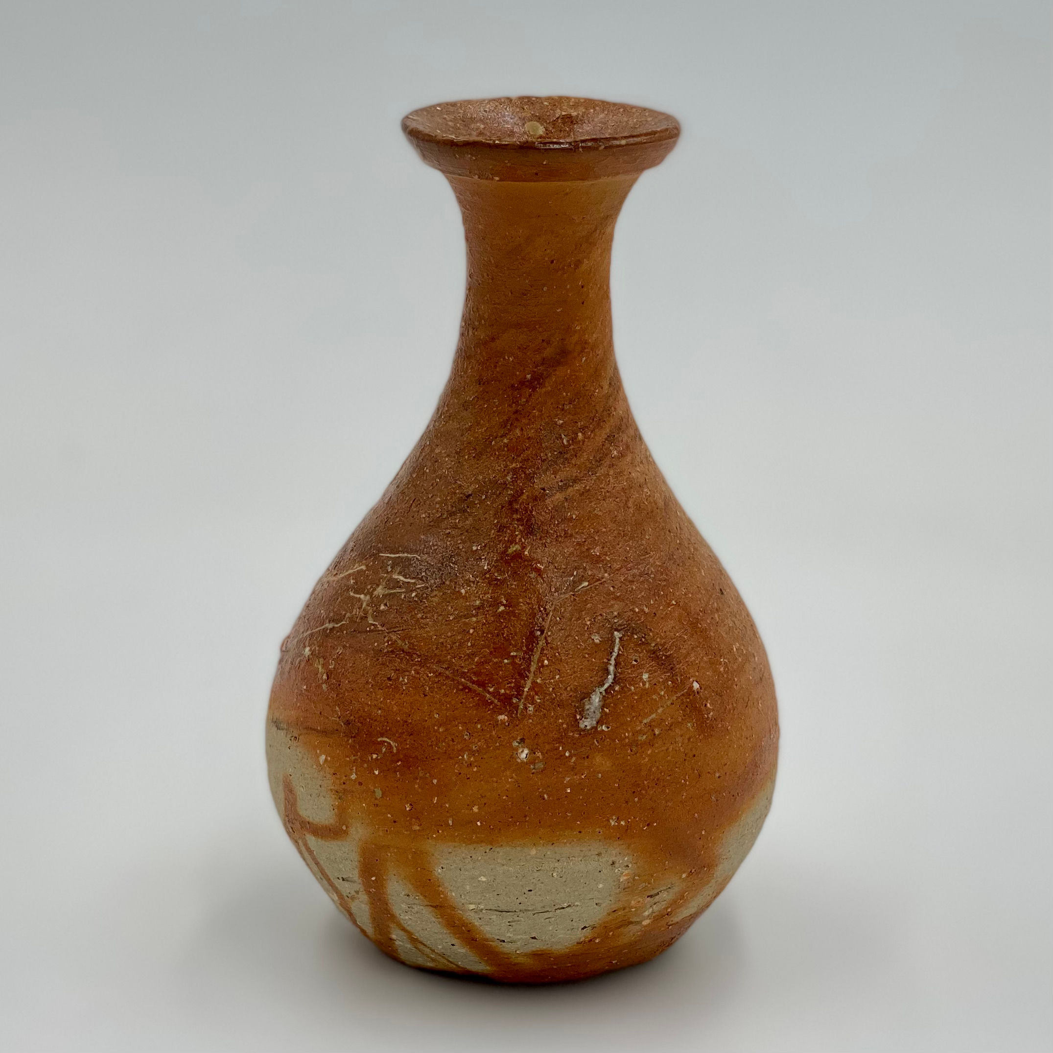 末廣学　備前鶴首花入　S-010