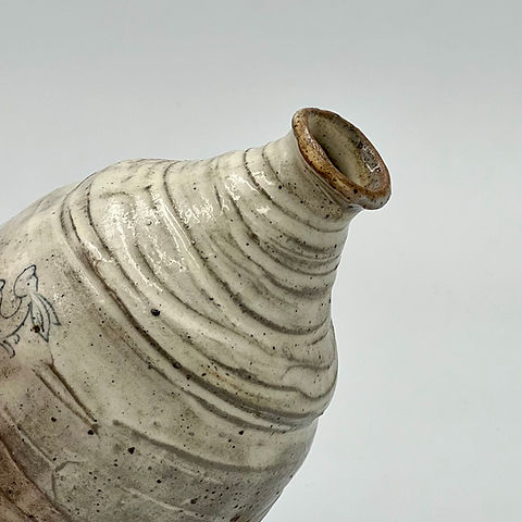 池田省吾 粉引虎徳利 I-019 | my-guinomi