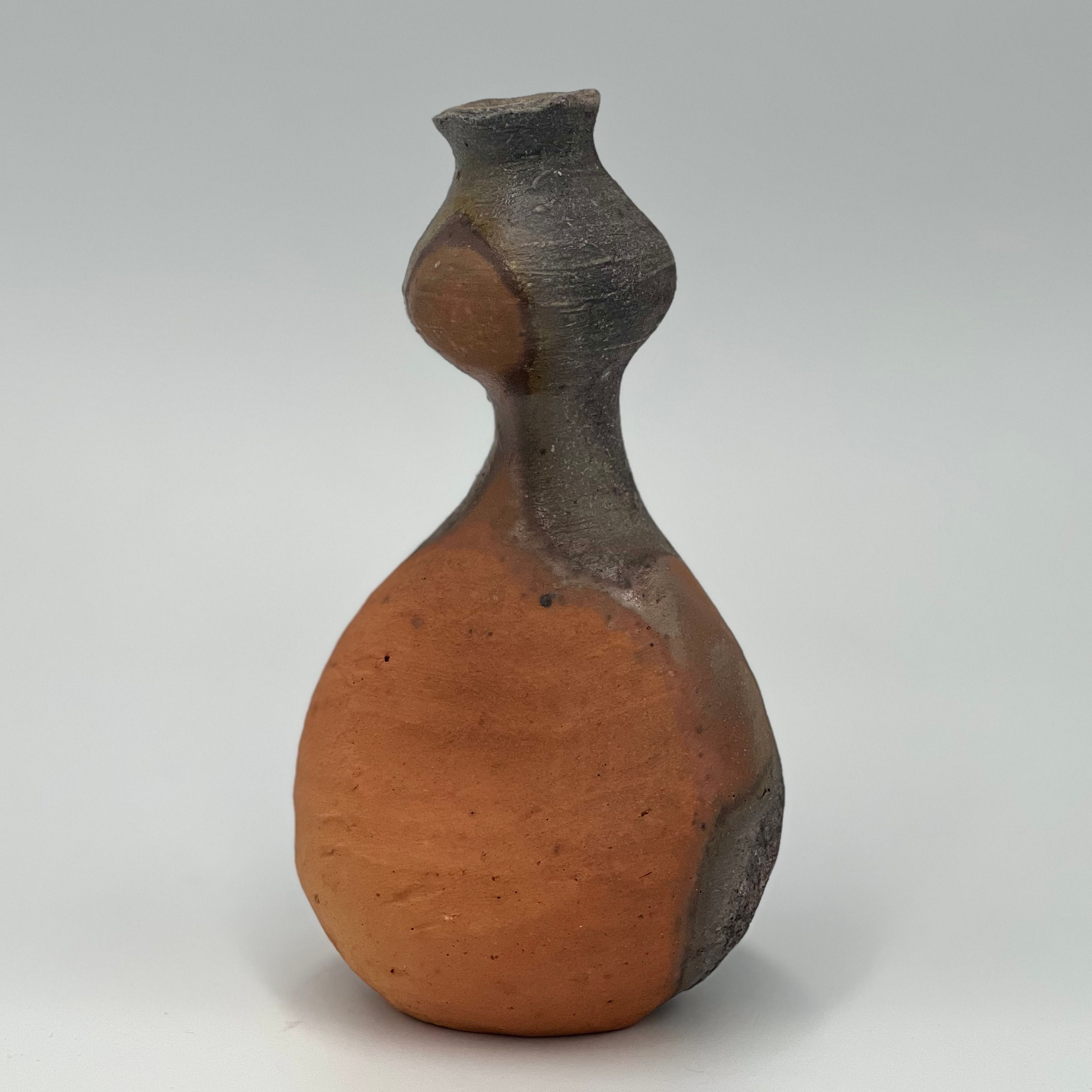 末廣学　備前窯変ひさご徳利　S-021