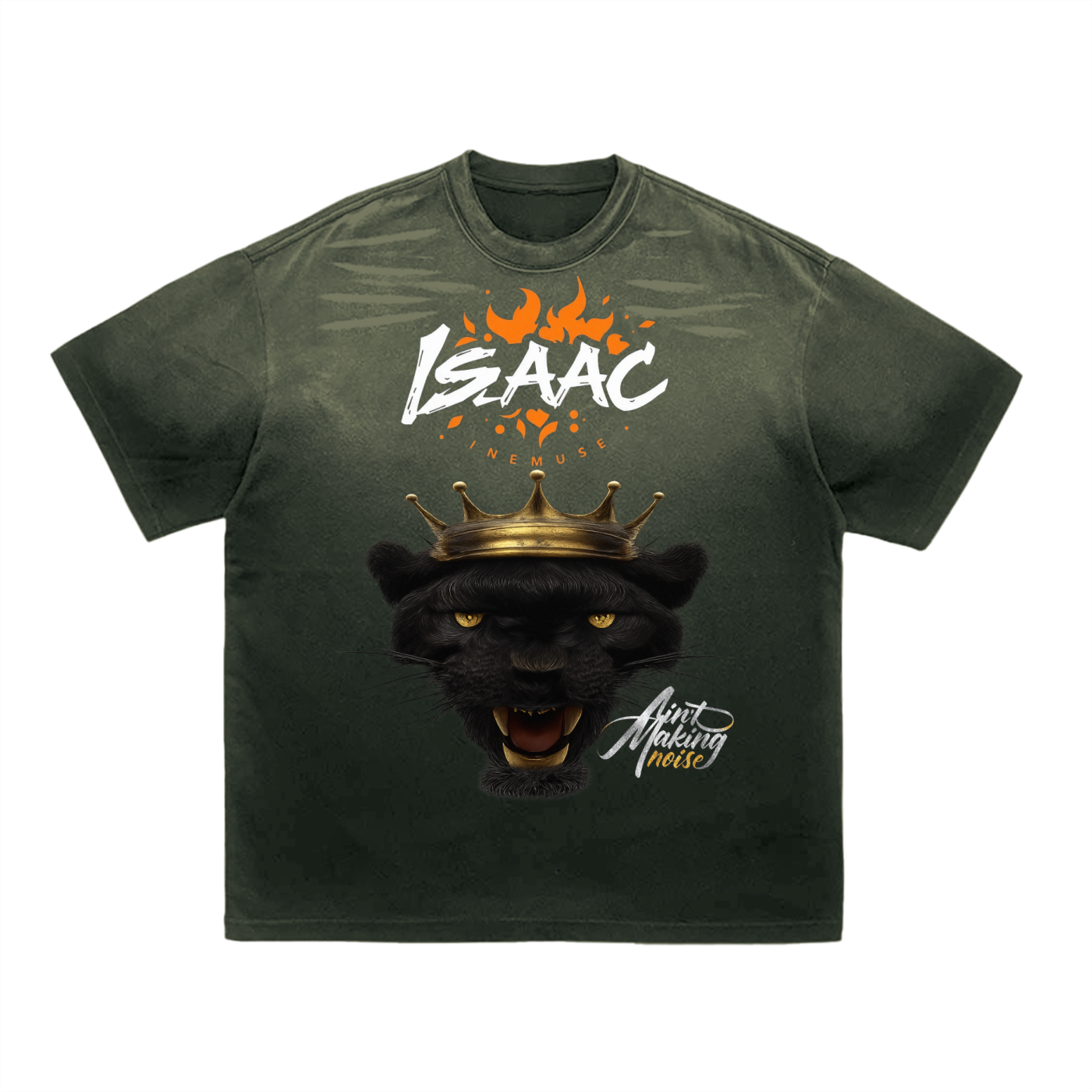 Tiger Stripe Gradient Washed T-Shirt