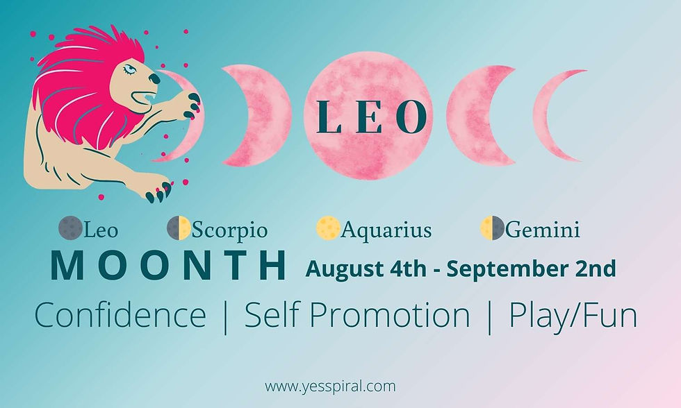 Leo New Moon. Leo Lion, 2022 Leo New Moon Cycle July 28th - Aug 27th