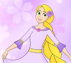 Rapunzel Dresses and Hairstyles