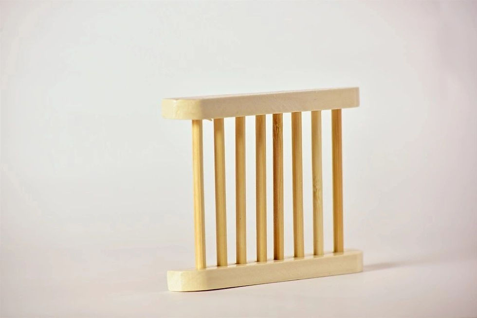 Miniatura: Bamboo Soap Bar Dish. Eco-Friendly