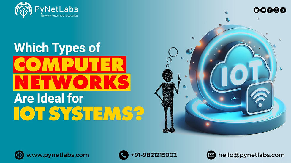 Which Types of Computer Networks Are Ideal for IoT Systems?