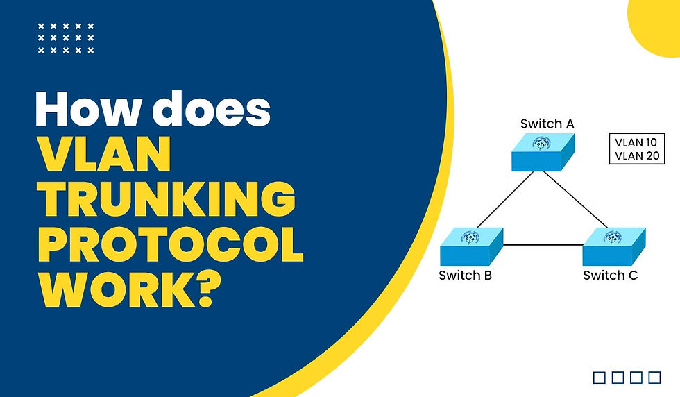 How does VLAN trunking protocol work?