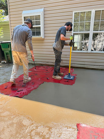 Stamping Concrete Patio